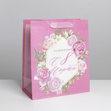 Gift laminated package, packaging, “pink dreams”, Ml 23 x 27 x 11.5 cm