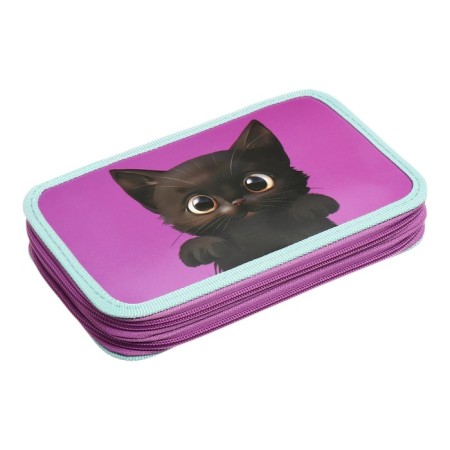 Penal 2 sections, 125 x 205 x 40 mm, calligrata 30p26/2 "Cat Black", laminated cardboard-2