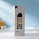 A glass bottle in a “dino” case, 300 ml, h = 17 cm, mix drawing