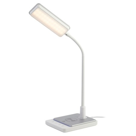 NLED-499-10W-W desktop lamp with a white base-8