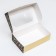 Folding box with the window "Christmas tree with gifts", 25 x 15 x 7 cm