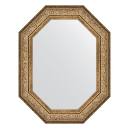 Mirror in the baguette frame, vignette antique bronze 109 mm, 70x90 cm