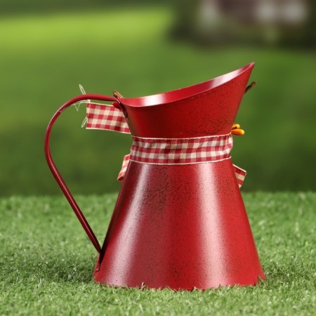 Kashpo "Kuvshin Rustad" Red, 10x13x13cm-3