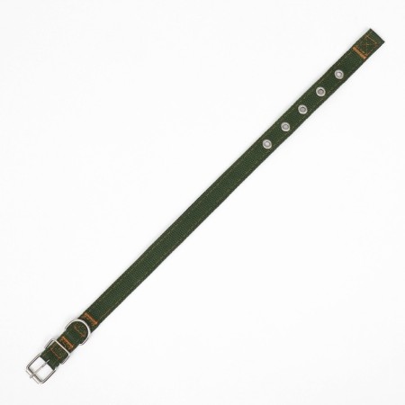 Brezent collar with lining, 52 x 2 cm, khaki-4