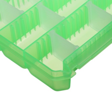 Box for baits KDP-2, 23 x 11.5 x 3.5 cm, green-2