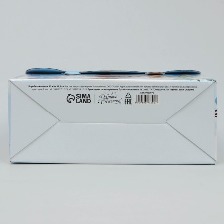 Folding box "Wonderful moments", 22.5 x 9 x 19.5 cm, New Year-5