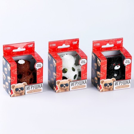 Antistress toy "Medvezhok" with stickers mix, with a hydrogel-7