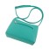 Female bag, artificial leather, turquoise 20x6.5x14 cm