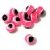 Bead "Eye" Round, 1 × 1 × 1 cm, (set 10 pcs.), Pink color