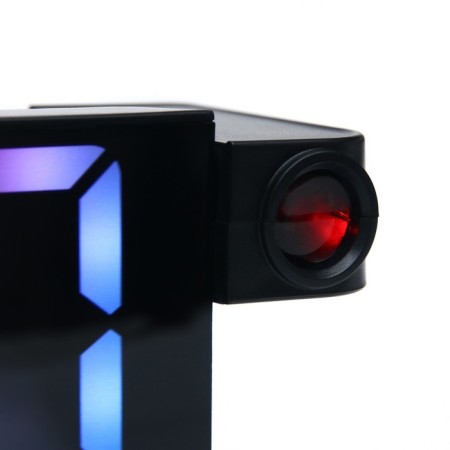Clock - Electronic desk an alarm clock with a projection on the ceiling, thermometer, calendar, USB-4
