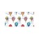 Basket for toys "Colored balloons, size 35x50 cm