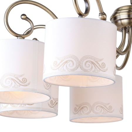 Romani chandelier, 8x40W E14, bronze color-4