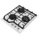 Hlect surface Maunfeld EGHG.43.73CW/G, gas, 3 burners, white
