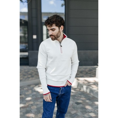 Jumper male ise, size 48, white color-12