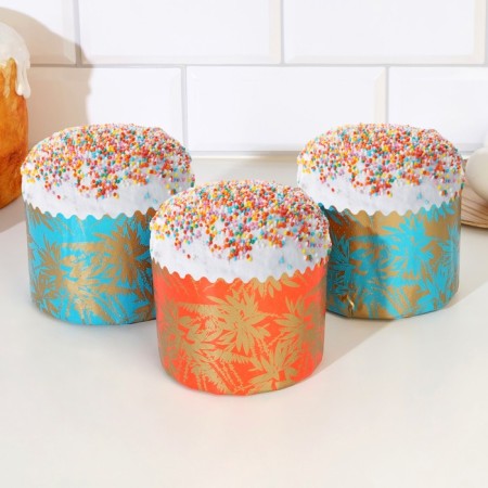 Paper form for cake "Fairytale Forest" 110 x 85 mm, mix (packing 1900 pcs)