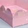Cookie box, confectionery packaging with PVC lid, “tulips”, 20 x 30 x 8 cm