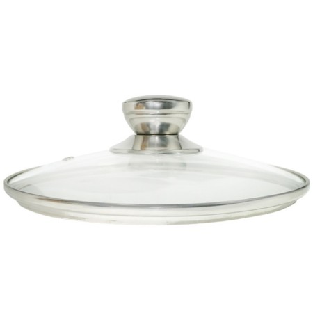 Glass cover Panairo Chrome, with a lid, d = 24 cm-3