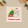 Mini Postcard “Happy New Year!”, Cat 7 x 7 cm, New Year