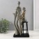 Souvenir Polystone "A couple at a table - a date" bronze with a patina 14.5x9x31.5 cm