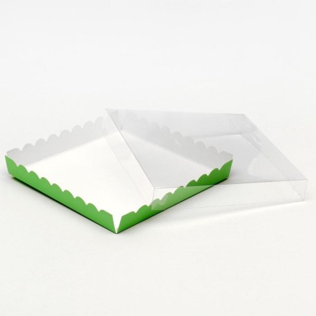 Box for cookies, mint, 20 x 20 x 3 cm-1