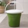 Food bucket with a lid "Euro", 12 l, particularly resistant, MIX color