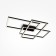 Ceiling lamp Maytoni Mod016CL-L80BK Line, 670x780x80 mm, LED, 78W, 2900lm, Black Color Black