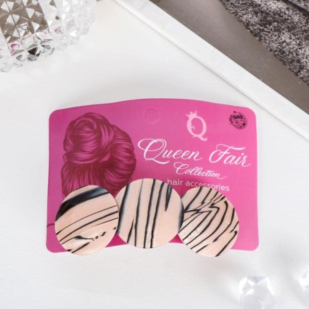 Hair hair clip "Element" spray, 8 cm, mix-2