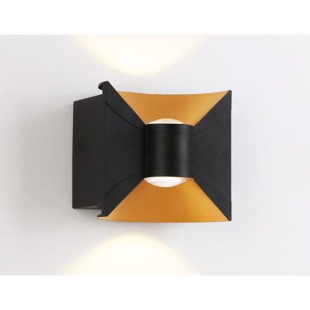 Street wall lamp Ambrella Garden ST4472, 6W, LED, Black Color, Gold