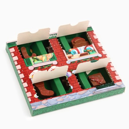 Advent calendar with milk chocolate "Snake", 48 g (6 pcs. X 8 g).-4