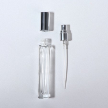 A bottle for storage, with a spray, 10 ml, silver color-5