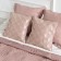 Cover with pillowcases "Hugo", size 230x250 cm, powder color