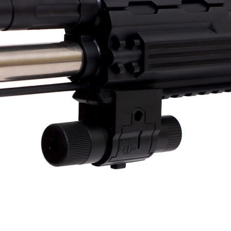 AK-47 machine gun, with a laser, black color-4