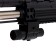 AK-47 machine gun, with a laser, black color
