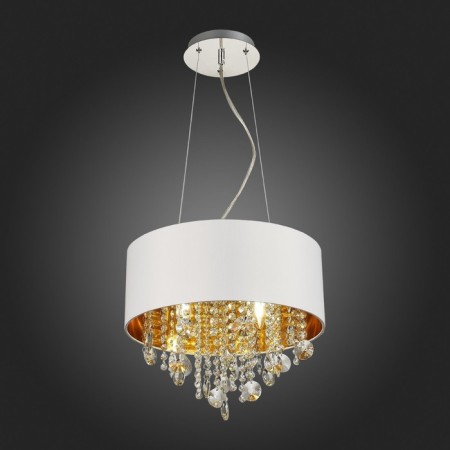 Suspension lamp ST LUCE. SL1350.503.04. Lacchia. 4x40 watts, E14, 40x40 cm, chromium color-7