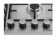 Hob Maunfeld EGHS.64.3sts -es/G, gas, 4 burners, gray