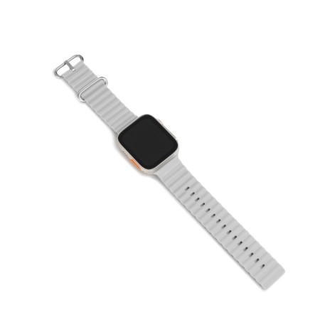 Smart hours, 180 mAh, IPS, 240x282, Android 5.0+, iOS 10+, silicone strap, white-4