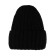 Knitted hat with lapel for a girl, size 54