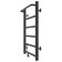 Two electric heated towel rail Laris Prime Chekch, 400x600 mm, 6 crossbars, left, black