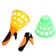 Game "Throw-Love", 2 cones, 4 balls