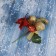 Decor "Winter Dreams" Apples Bow 20 cm, gold