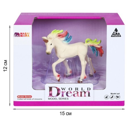Figure "White Foal of the Sable with Rainbow mane"-5