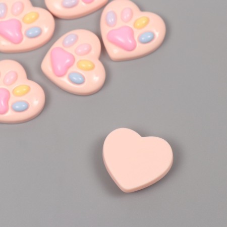 Decor for creativity Plastic "Pig in the heart" set 6x2.5x0.8 cm-1