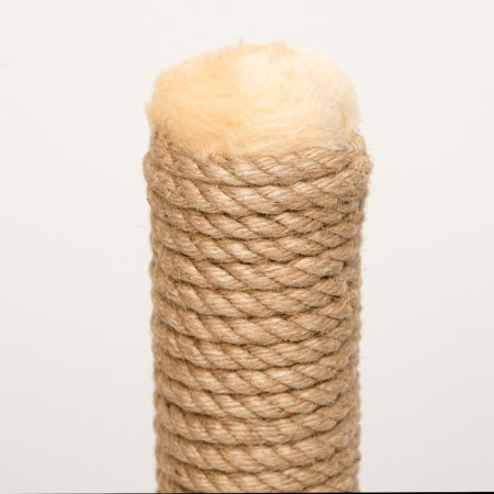 Claw "Joy" on a stand, 30 x 30 x 40 cm, jute, light brown-3