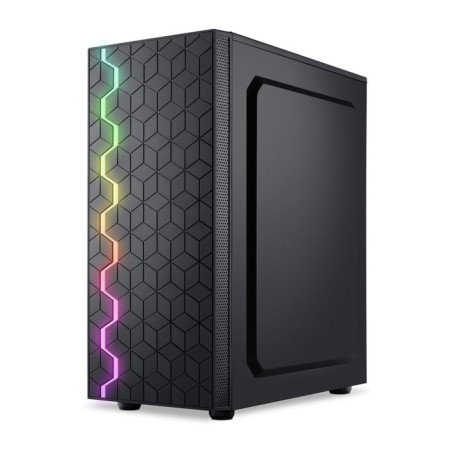 The GMNG OGC-G100 case is black without BP ATX 5x120mm 2xusb2.0 1xusb3.0 Audio Bott PSU-7