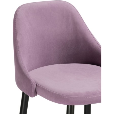 Harmar jama metal/velor, black/pink 46x53x90 cm-4