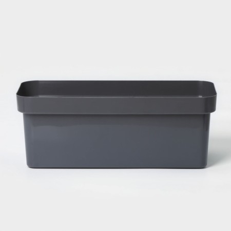 Balcony box for Eco, 40 cm, 8 l, dark granite color