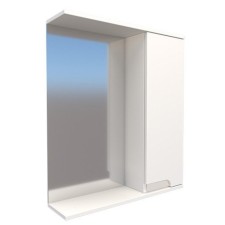 Cabinet-mirror Leon 60, right, white color, 15 x 60 x 70