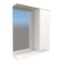 Cabinet-mirror Leon 60, right, white color, 15 x 60 x 70