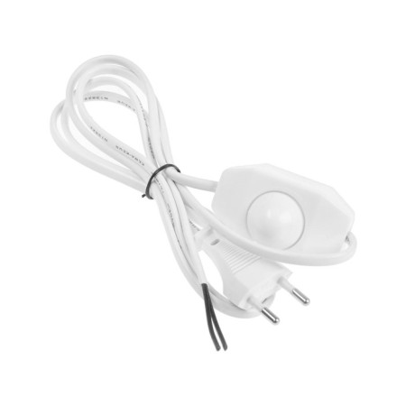 Network cord with dimmer for sconces, 100 watts, 1.5 m, white-1