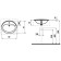 Sink Rosa Adora 52 327204000, 520 x 410 mm, cut, white